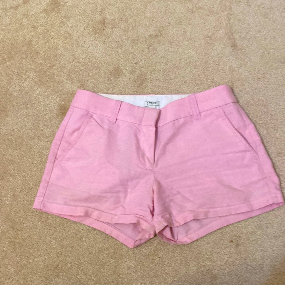 J CREW Factory Khaki Pink Shorts